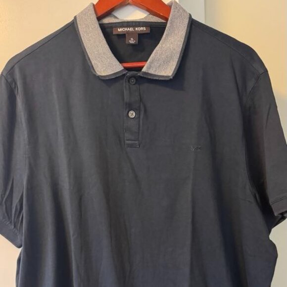 Michael Kor's Men's Navy Blue POLO T-shirt, Size XL - Picture 2 of 6